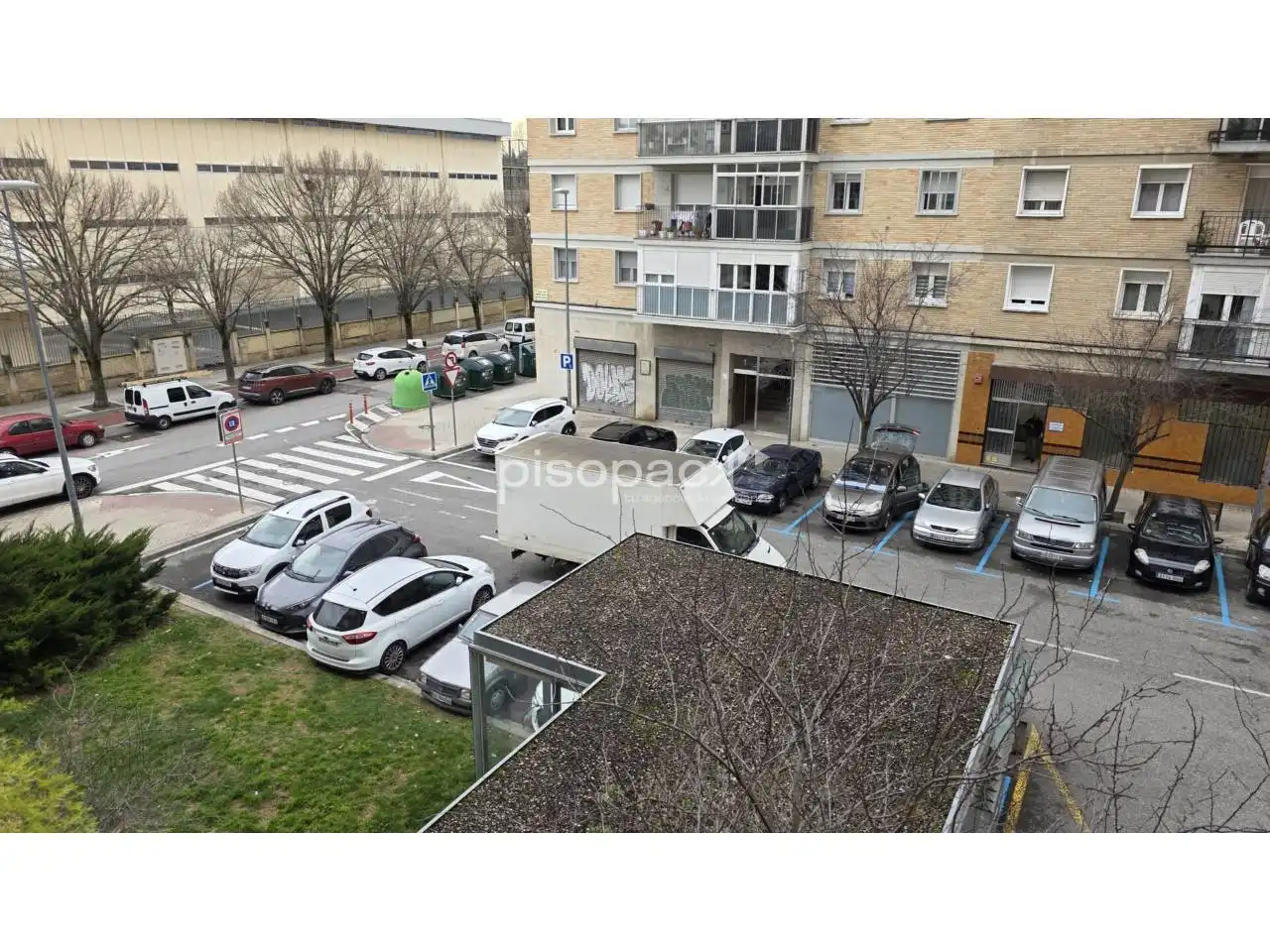 Parking of Flat for sale in  Pamplona / Iruña  with Heating, Parquet flooring and Balcony