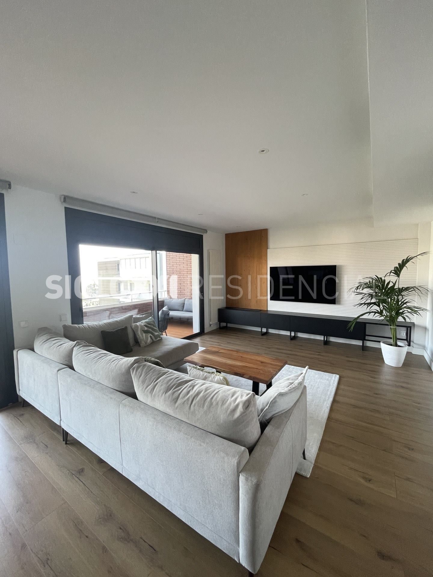 Sala d'estar de Pis en venda en  Barcelona Capital amb Aire condicionat, Calefacció i Terrassa