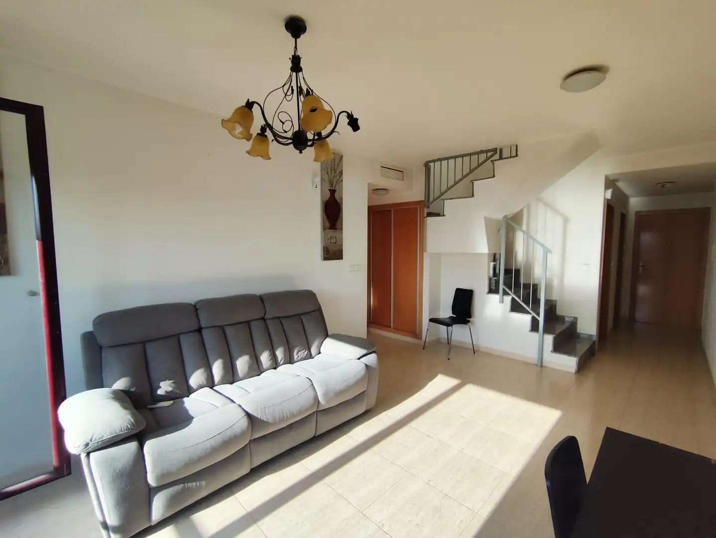 Sala d'estar de Àtic en venda en Murcia amb Aire condicionat, Terrassa i Traster