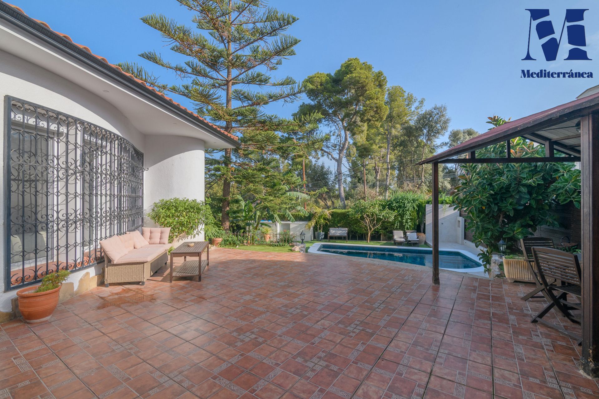 Garden of House or chalet to rent in Castelldefels  with Air Conditioner, Heating and Private garden