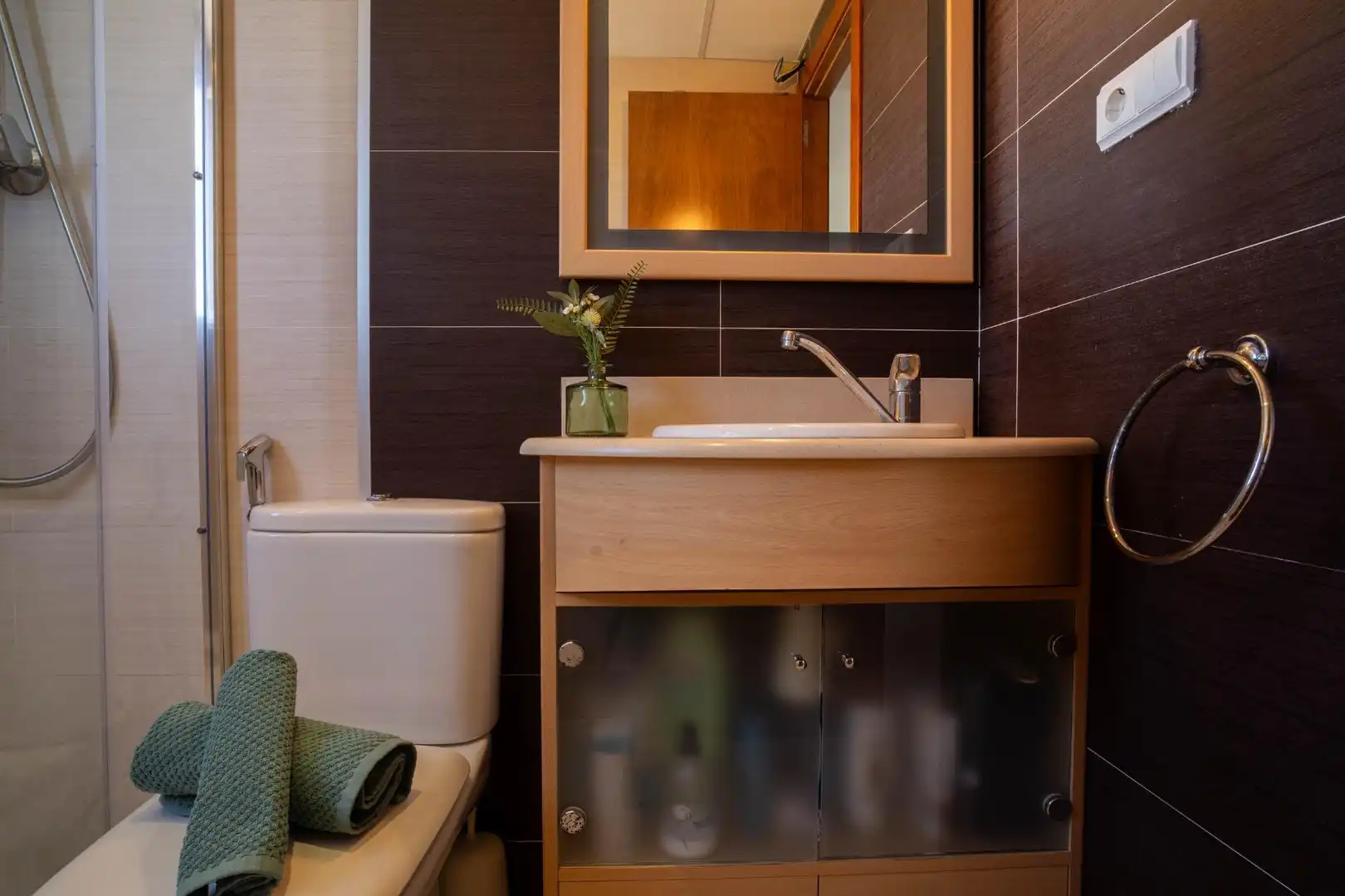 Bathroom of Apartments for sale in Oropesa del Mar / Orpesa  with Air Conditioner, Private garden and Terrace
