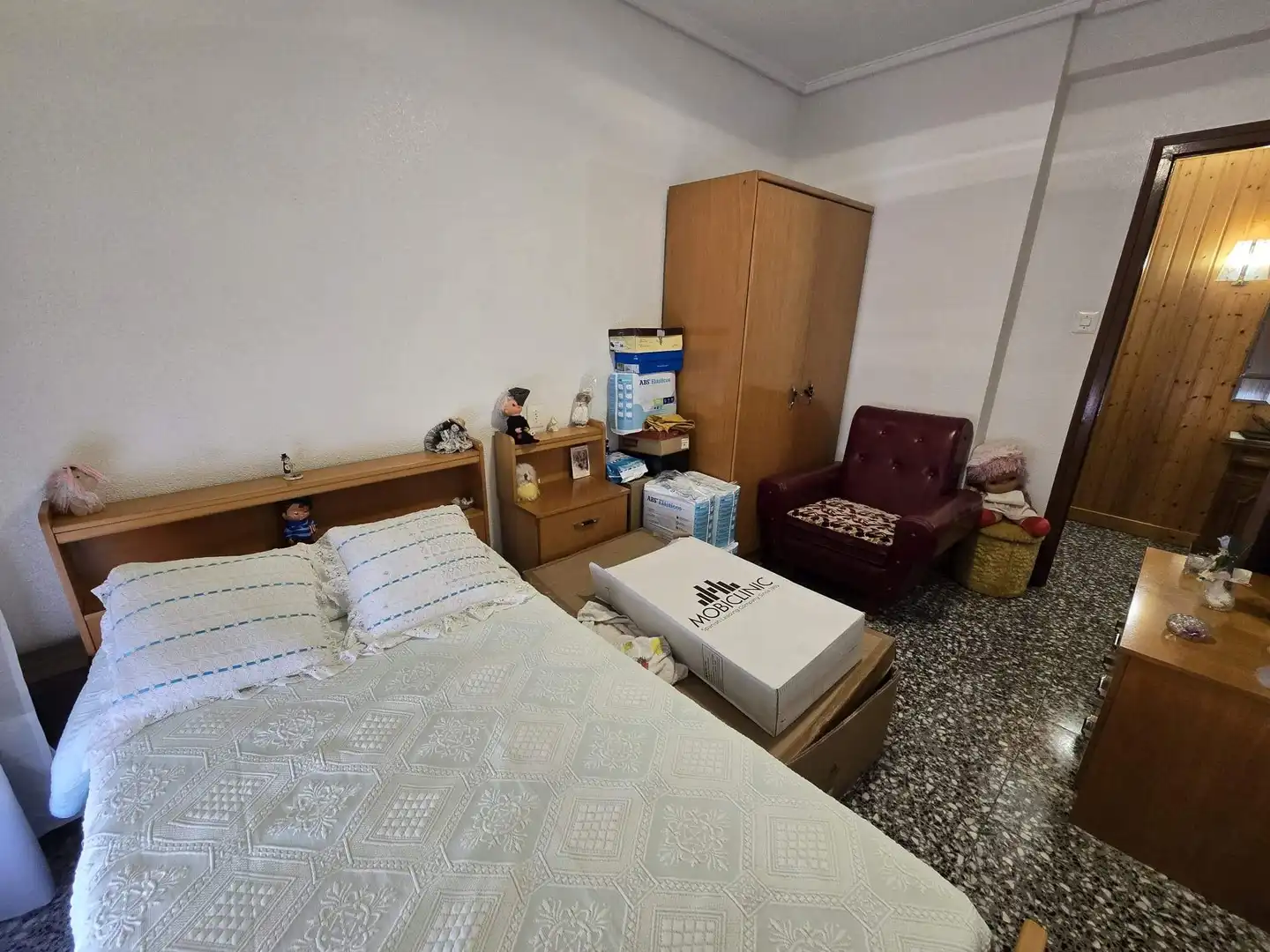 Bedroom of Flat for sale in Elche / Elx  with Air Conditioner and Balcony