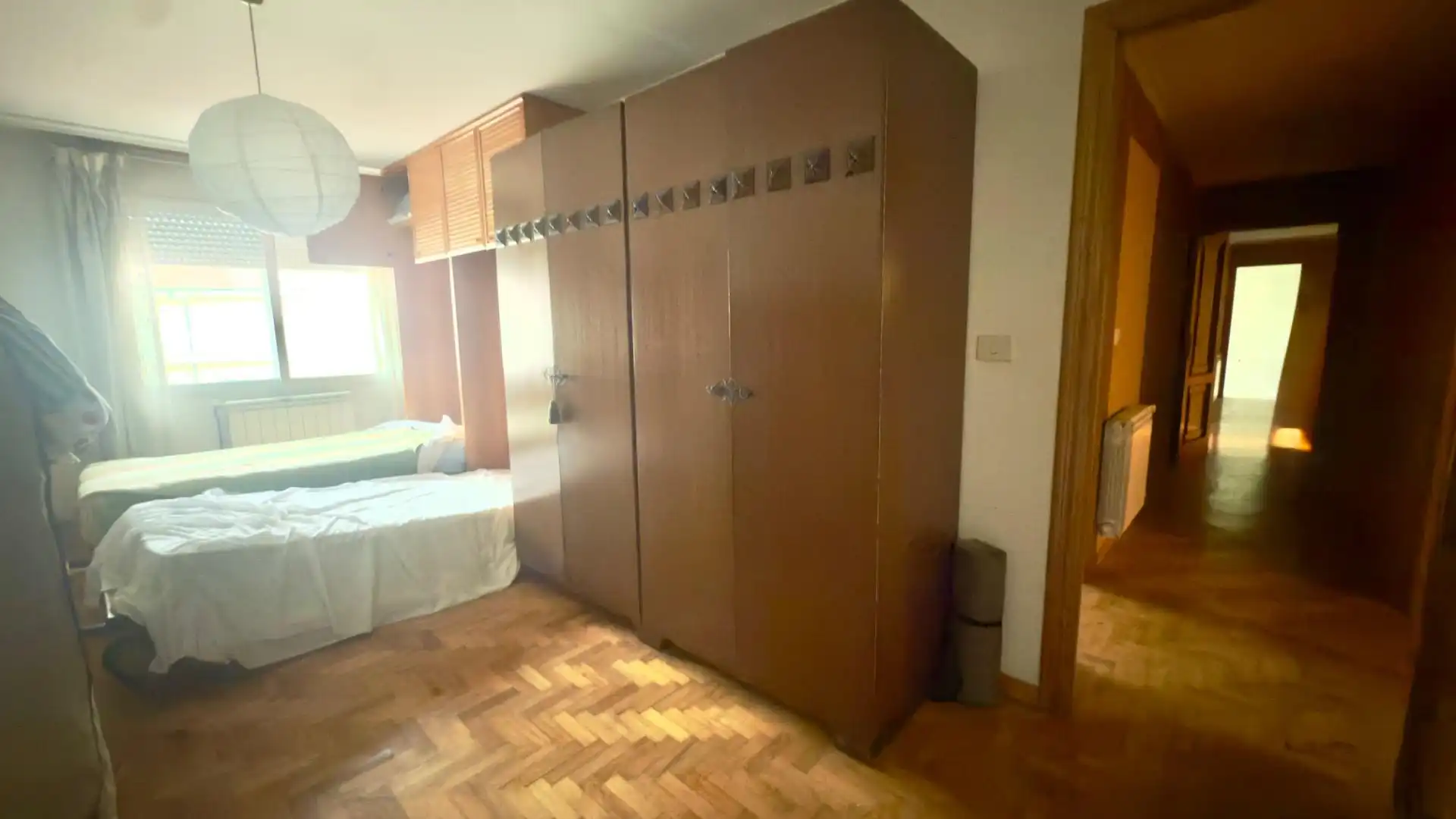 Schlafzimmer von Wohnung zum Verkauf in Xinzo de Limia mit Parkett, Terrasse und Balkon