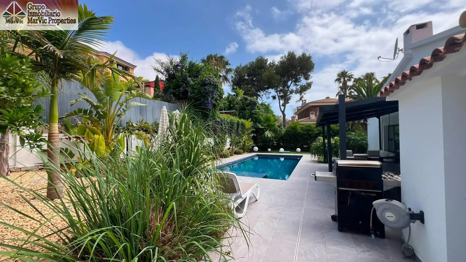 Piscina de Casa o chalet en venta en Benidorm con Aire acondicionado, Terraza y Piscina