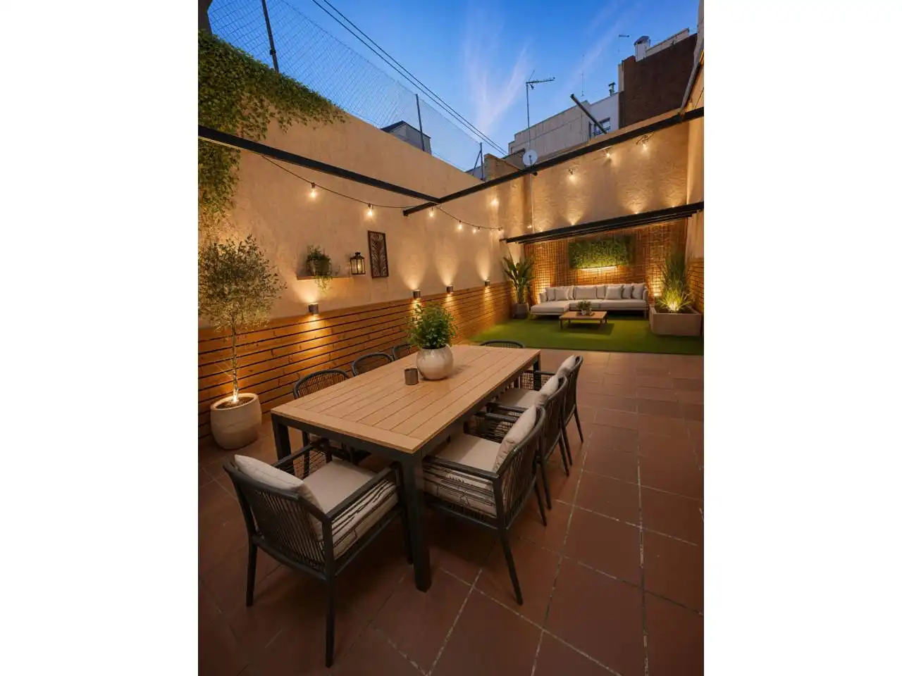 Terraza de Casa o chalet de alquiler en Sant Boi de Llobregat con Aire acondicionado, Calefacción y Jardín privado