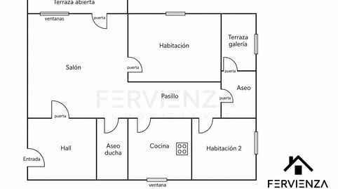 Foto 2 de Piso en venta en HUCA - La Cadellada, Oviedo