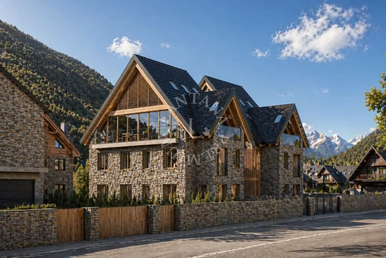 Exterior view of Houses for sale in Naut Aran  with Heating