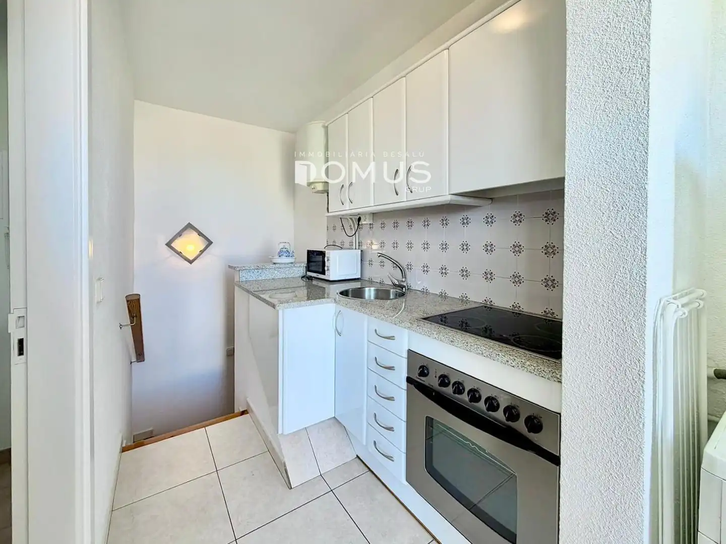 Küche von Maisonette zur Miete in L'Escala mit Klimaanlage, Heizung und Terrasse