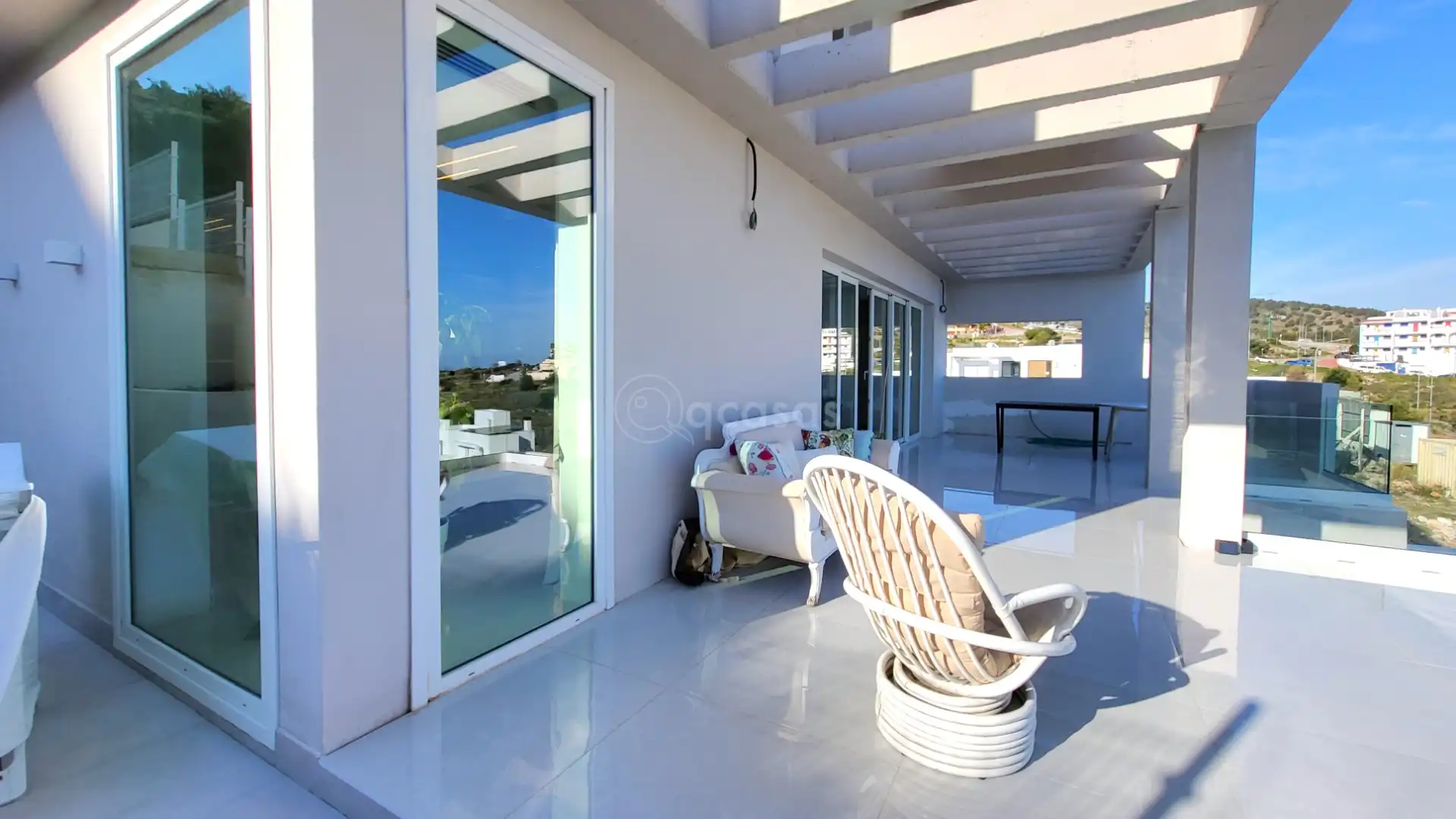 Terraza de Casa o chalet en venta en Benalmádena con Aire acondicionado, Calefacción y Jardín privado