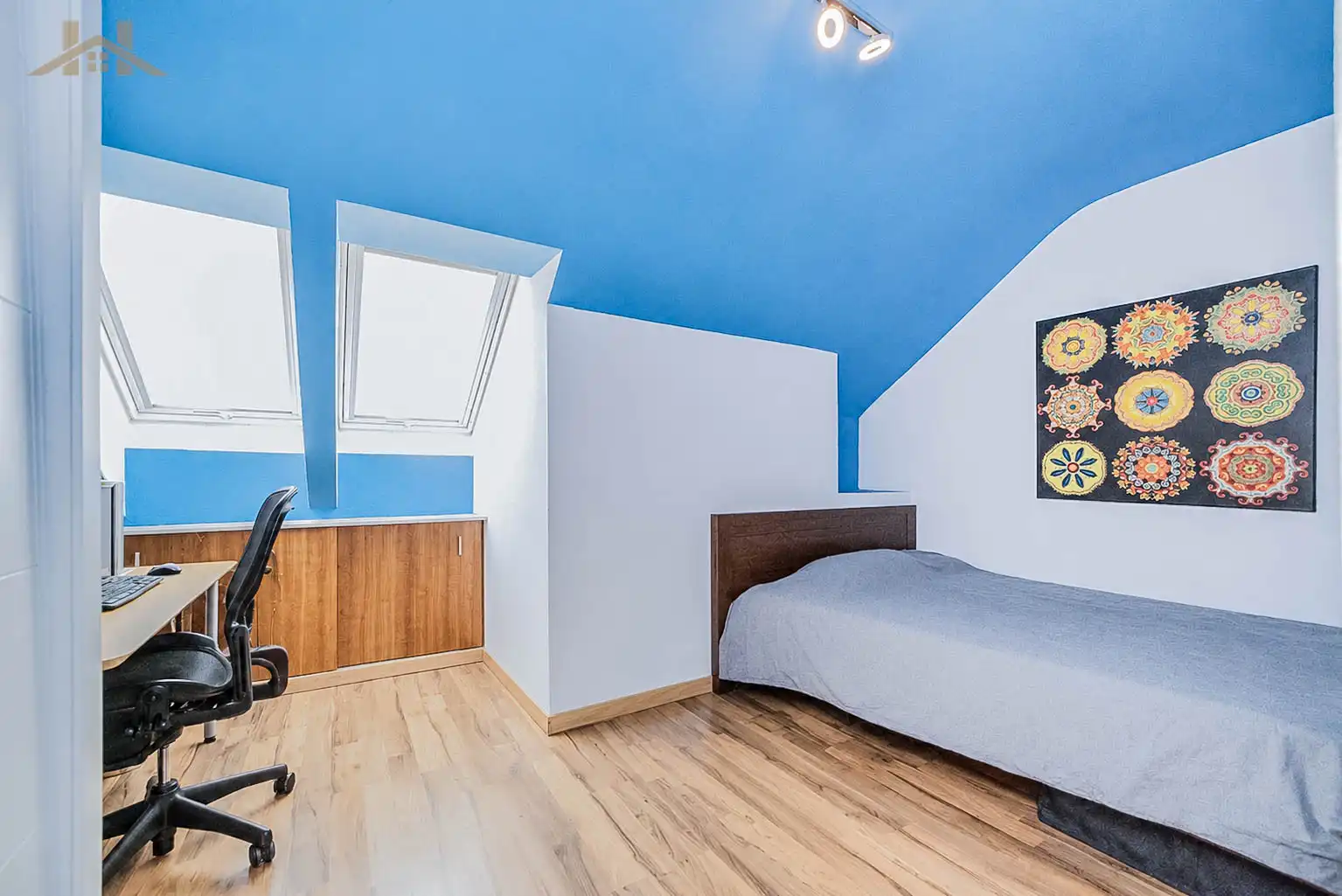 Schlafzimmer von Maisonette zum Verkauf in Boadilla del Monte mit Klimaanlage, Heizung und Abstellraum