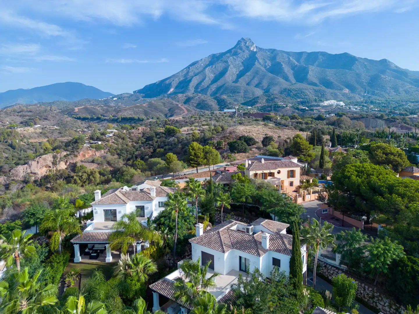 Vista exterior de Casa o xalet en venda en Marbella amb Aire condicionat, Calefacció i Jardí privat