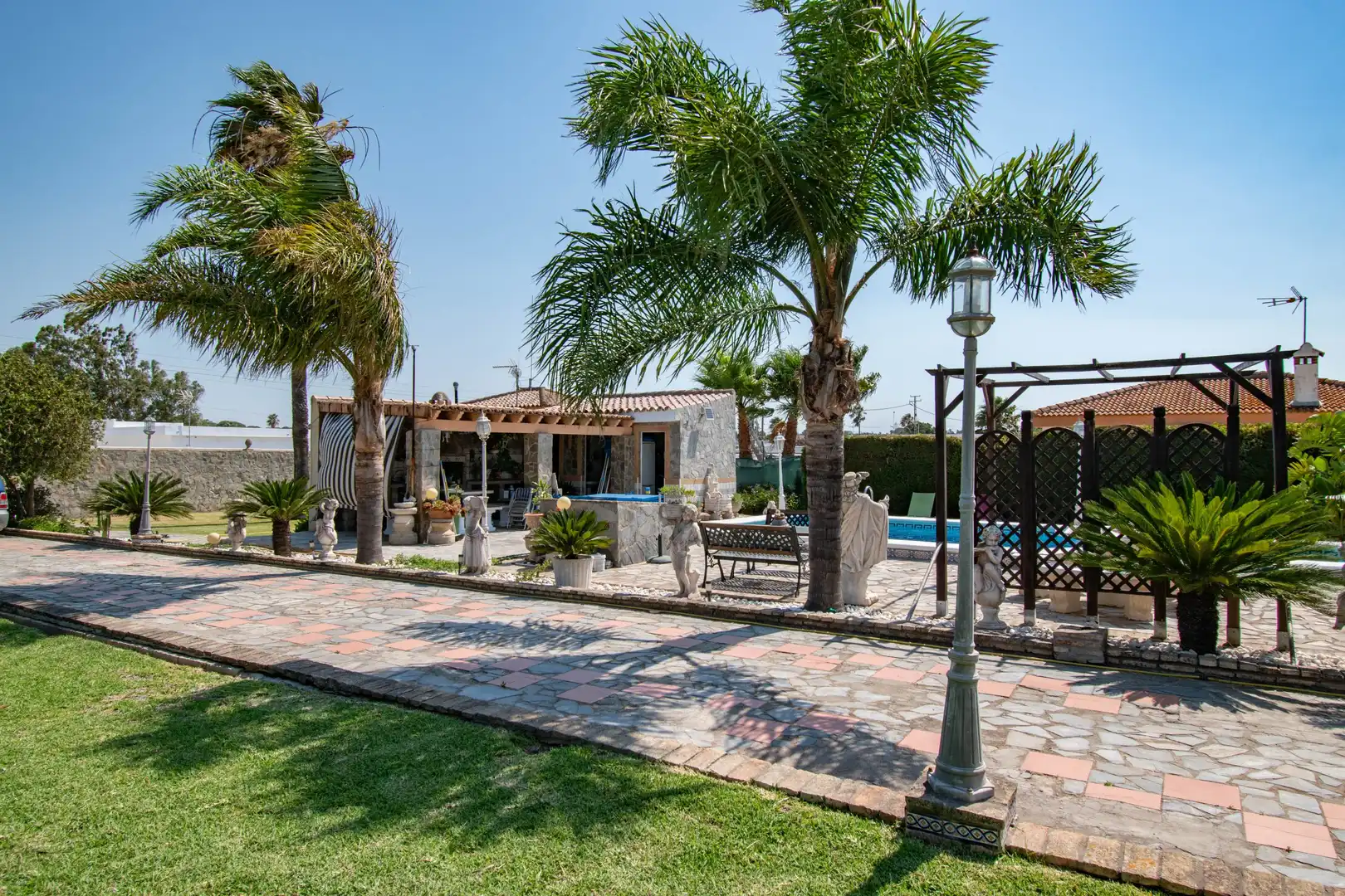 Jardí de Casa o xalet en venda en Chiclana de la Frontera