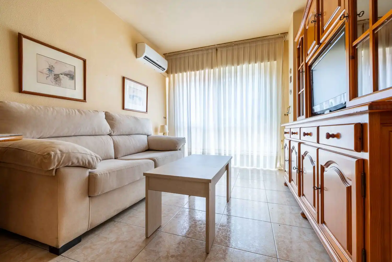Sala de estar de Piso en venta en Murcia con Aire acondicionado