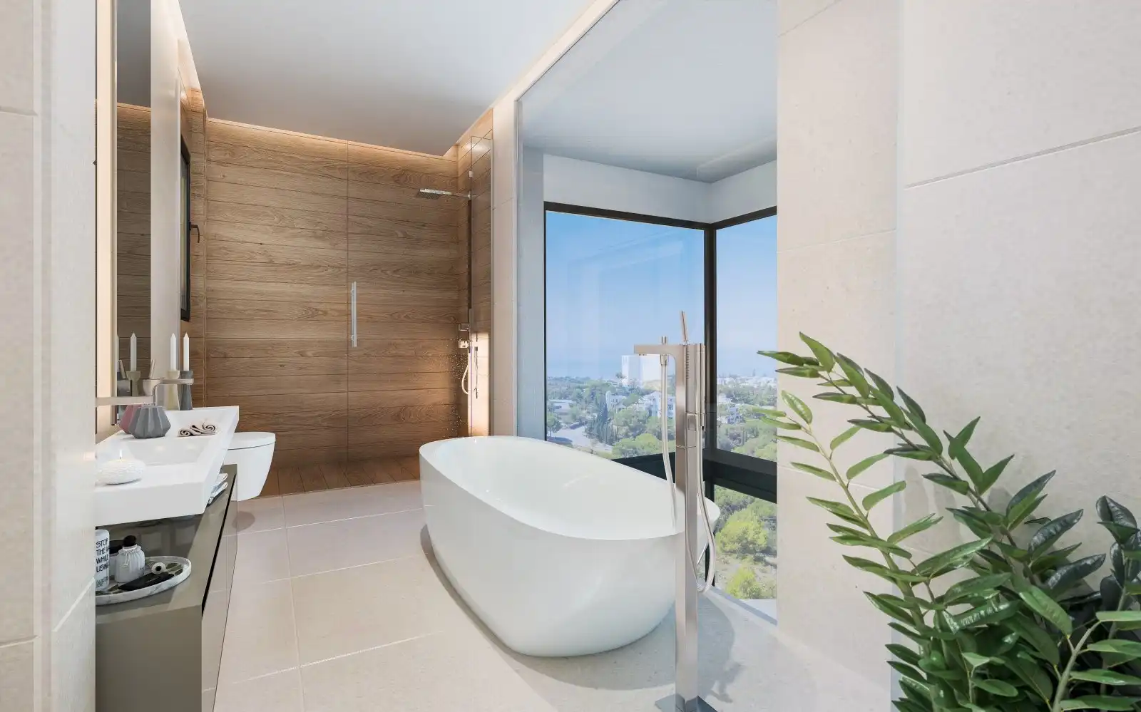 Bathroom of Houses for sale in Marbella  with Air Conditioner, Private garden and Terrace