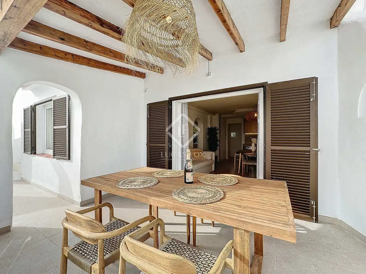 Terrasse von Haus oder Chalet zur Miete in Ciutadella de Menorca mit Klimaanlage, Privatgarten und Terrasse