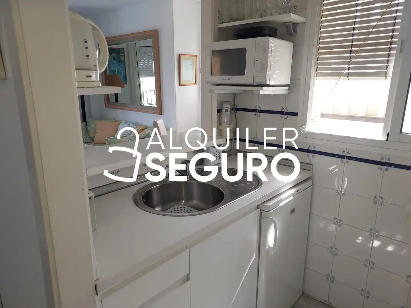 Kitchen of Attic for rent in Benalmádena  with Terrace, Swimming Pool and Furnished