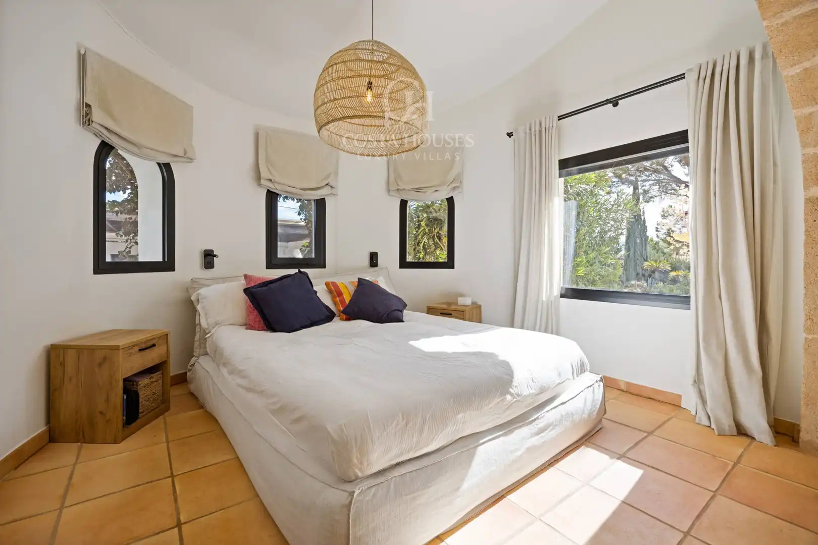 Bedroom of Houses for sale in Jávea / Xàbia  with Air Conditioner, Heating and Private garden