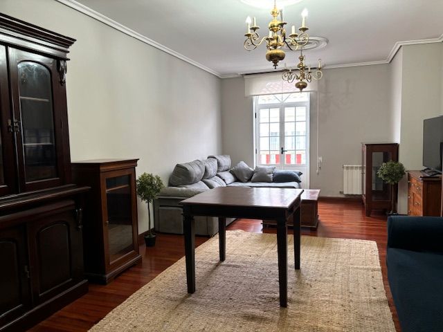 Living room of Flat for sale in Ferrol  with Heating, Parquet flooring and Storage room