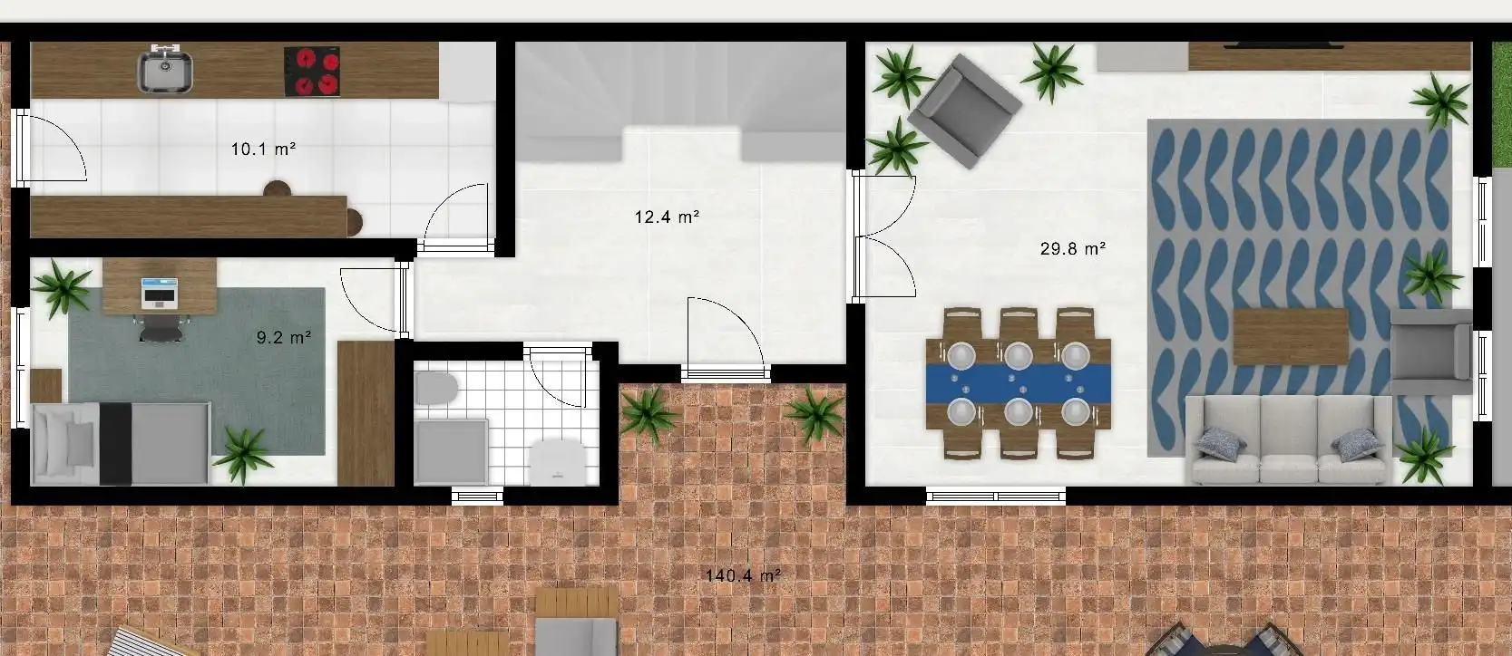 Detached homes for sale in Mairena del Aljarafe  with Air Conditioner, Private garden and Terrace