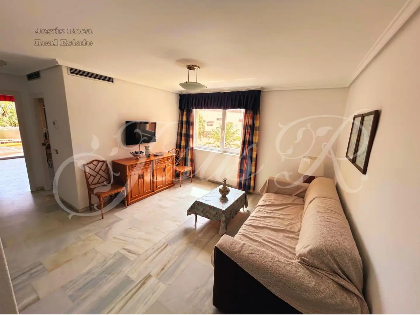 Living room of Apartments for sale in La Manga del Mar Menor  with Air Conditioner, Furnished and Balcony