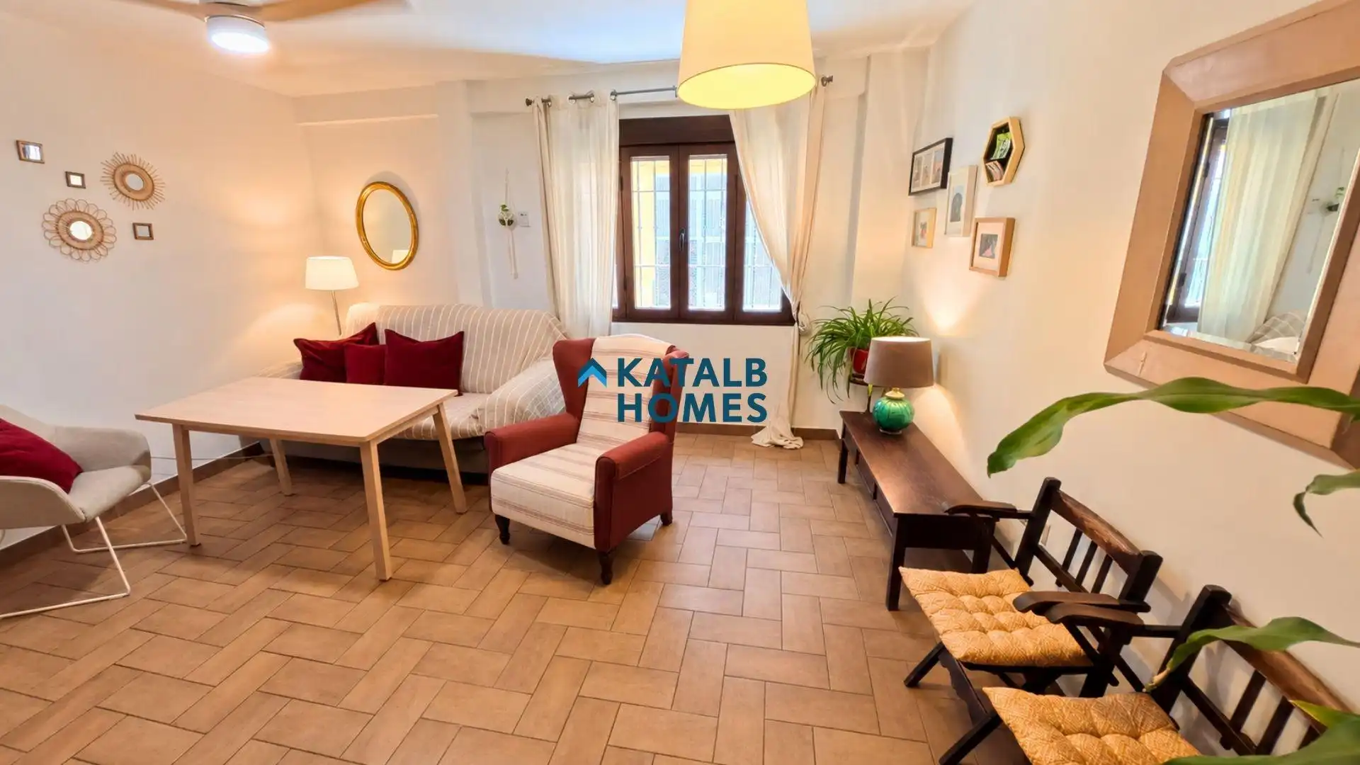 Sala de estar de Planta baja en venta en Sevilla con Terraza