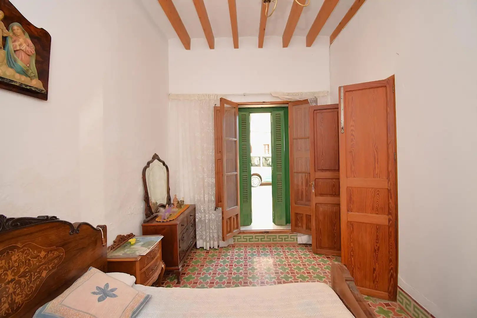 Schlafzimmer von Haus oder Chalet zum Verkauf in Llubí mit Privatgarten