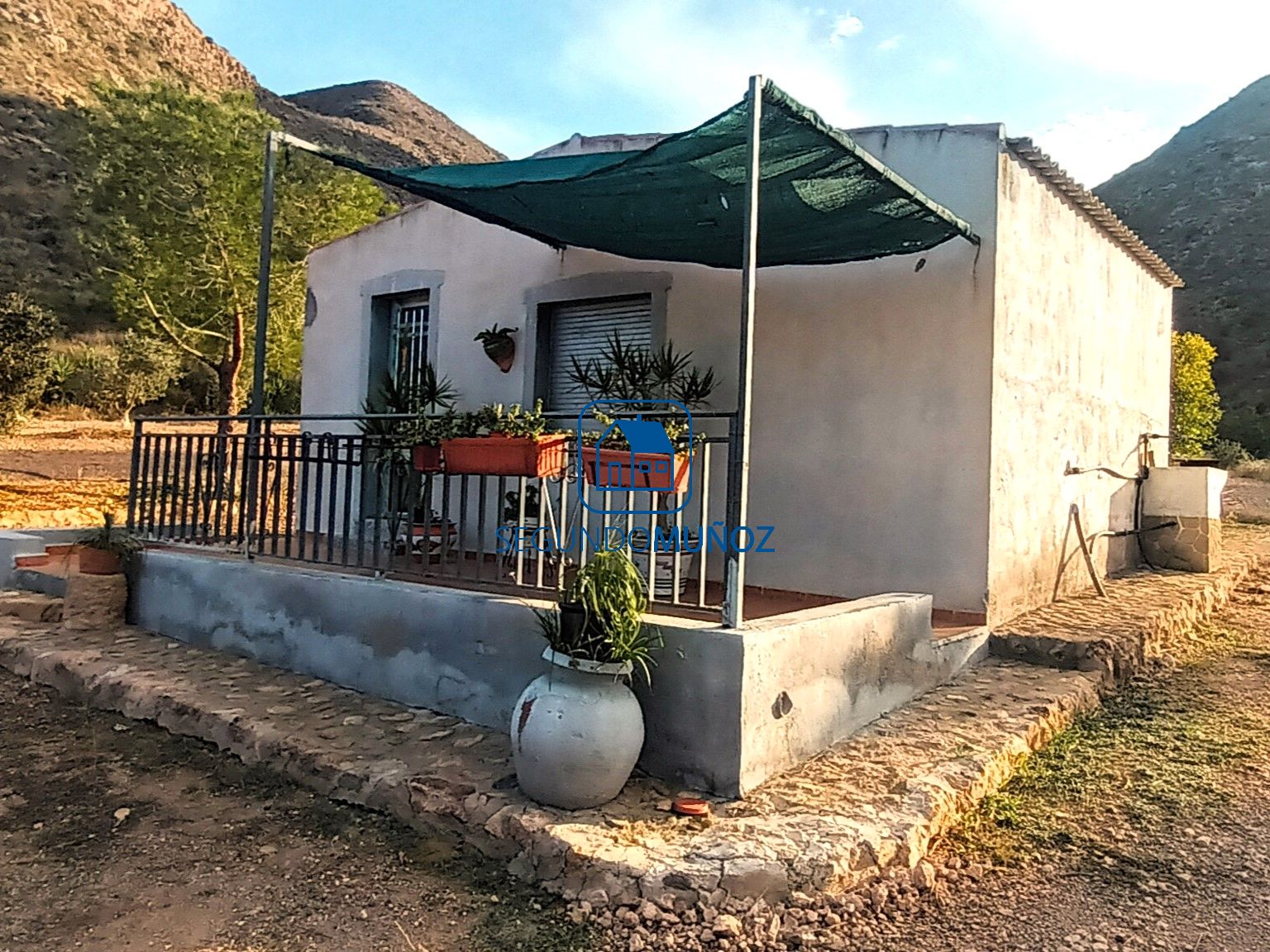Vista exterior de Finca rústica en venta en Mazarrón con Terraza
