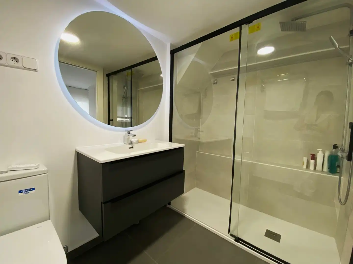 Badezimmer von Loft zum Verkauf in Madrid mit Klimaanlage, Heizung und Möbliert