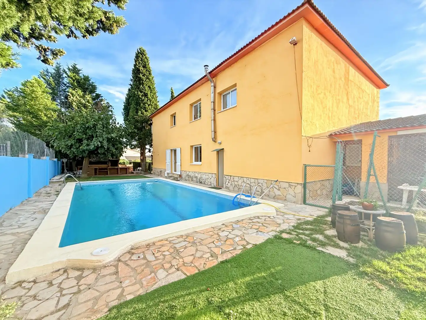 Piscina de Casa o xalet en venda en Piera amb Calefacció, Terrassa i Piscina