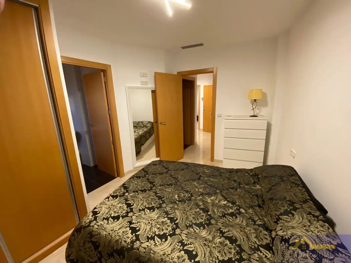 Dormitori de Apartament de lloguer en Murcia amb Aire condicionat, Calefacció i Terrassa