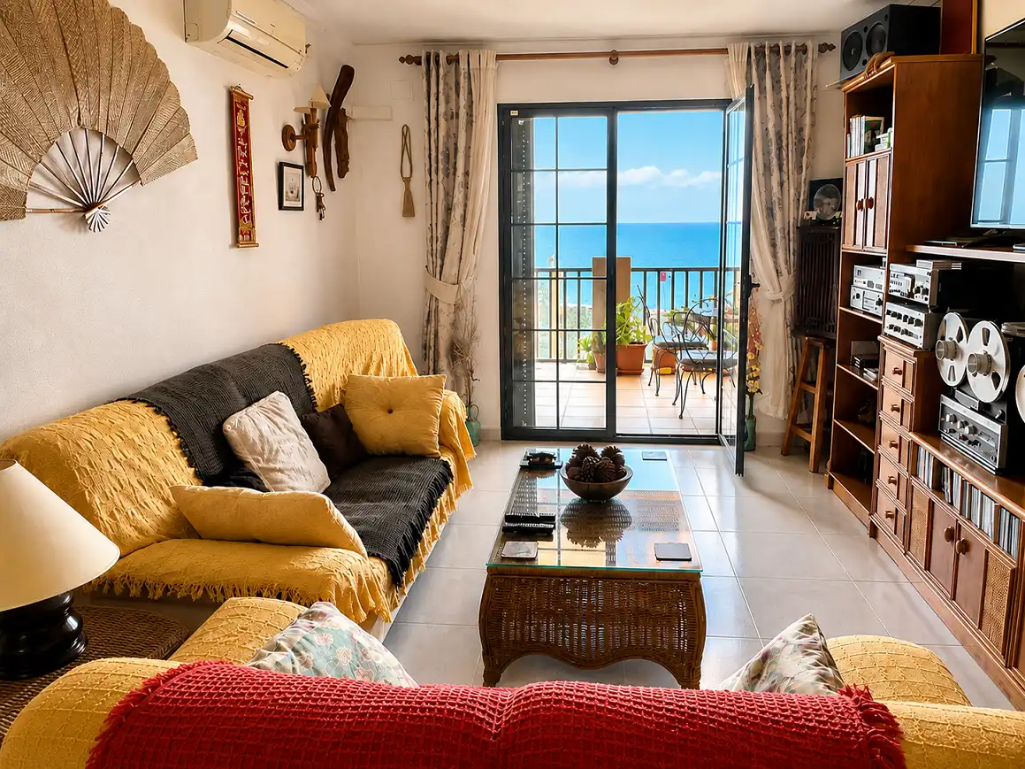 Wohnzimmer von Wohnungen zum Verkauf in Altea mit Klimaanlage, Terrasse und Abstellraum