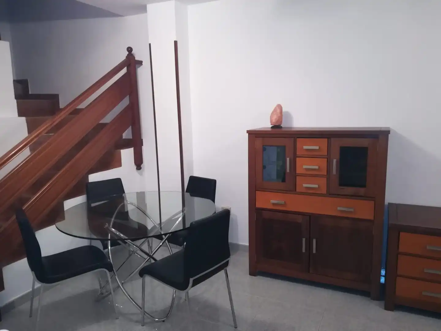 Menjador de Casa adosada en venda en Arico amb Jardí privat, Terrassa i Moblat