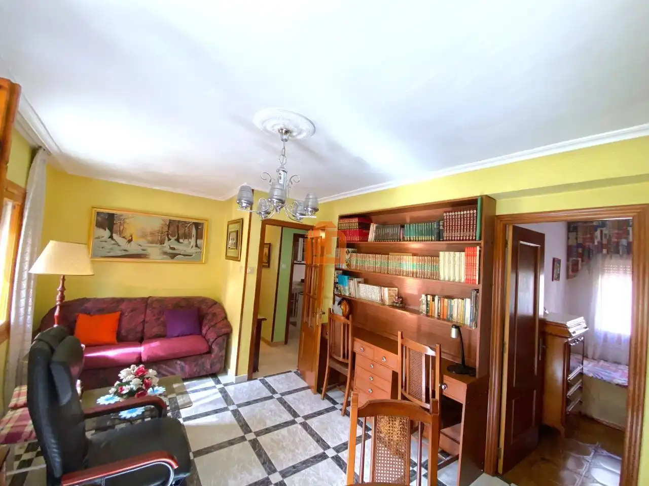 Wohnzimmer von Wohnung zum Verkauf in La Pola de Gordón  mit Heizung und Möbliert