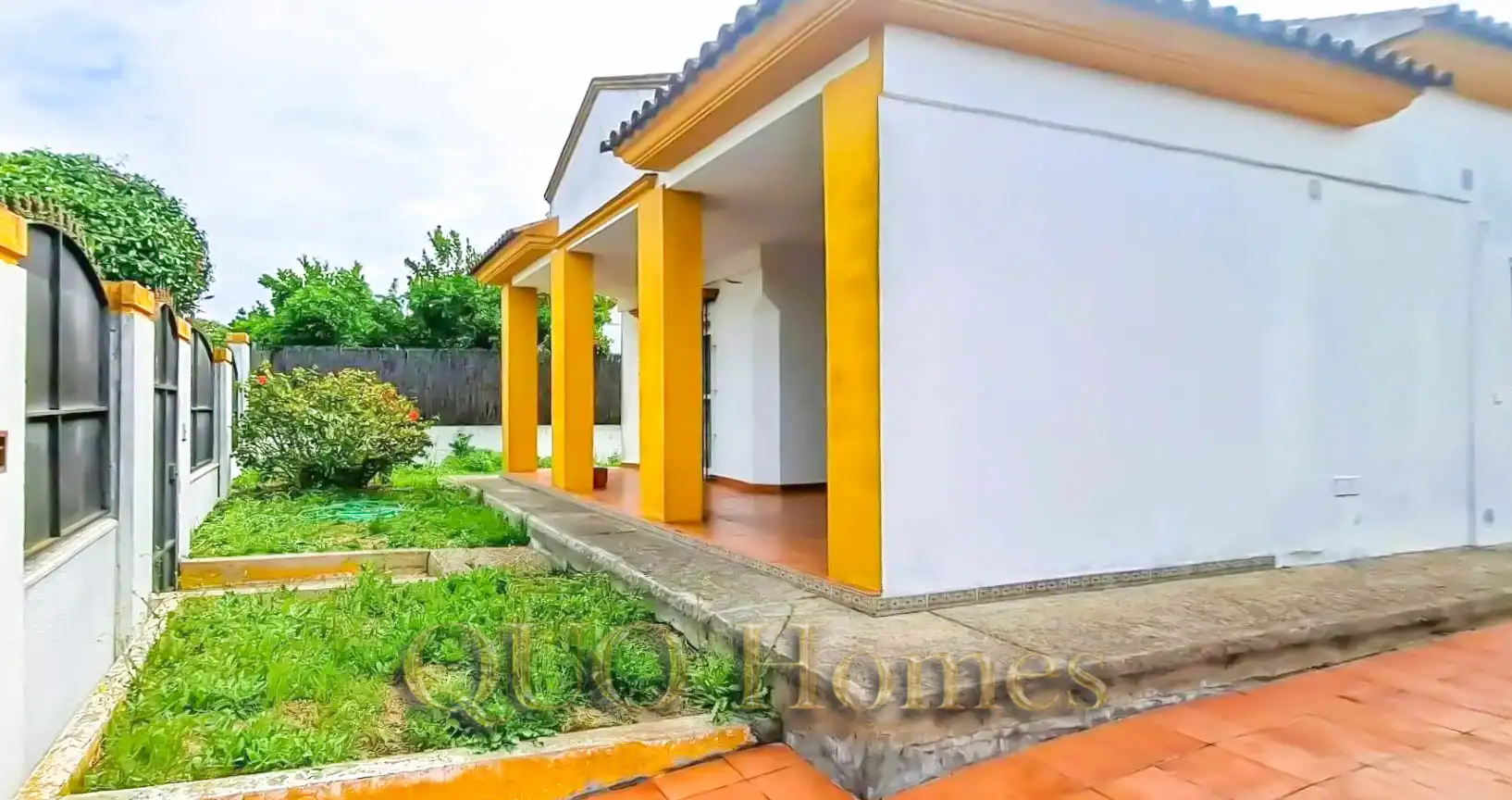 Vista exterior de Casa o chalet en venta en Jerez de la Frontera con Aire acondicionado, Jardín privado y Piscina