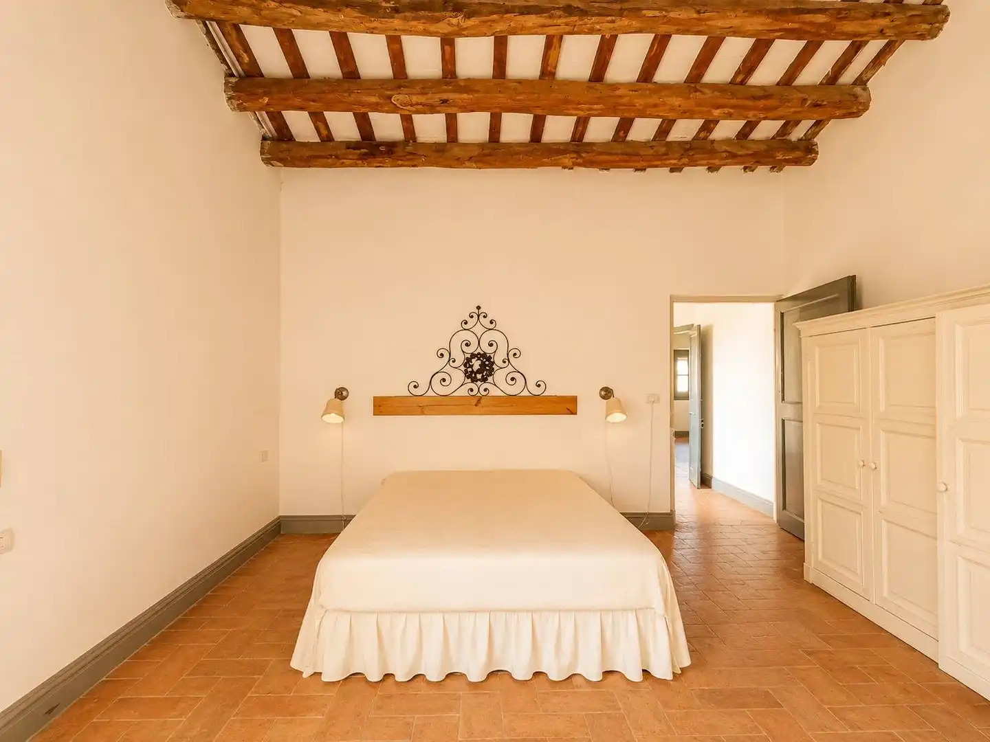 Schlafzimmer von Country house zum Verkauf in Forallac mit Heizung, Privatgarten und Terrasse