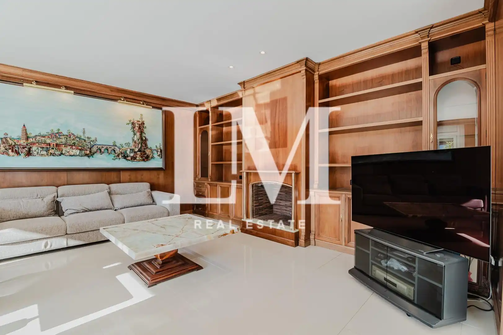 Living room of Houses for rent in Argentona  with Air Conditioner, Private garden and Terrace