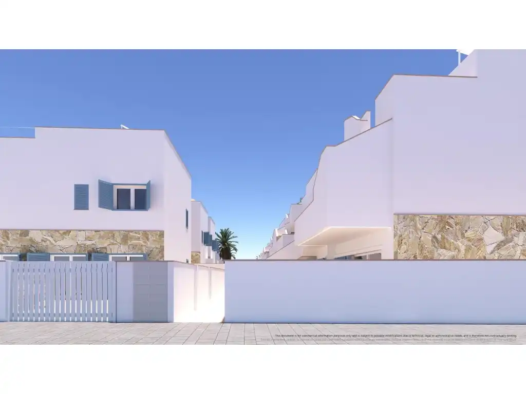 Vista exterior de Casa o chalet en venta en Pilar de la Horadada con Aire acondicionado, Jardín privado y Piscina