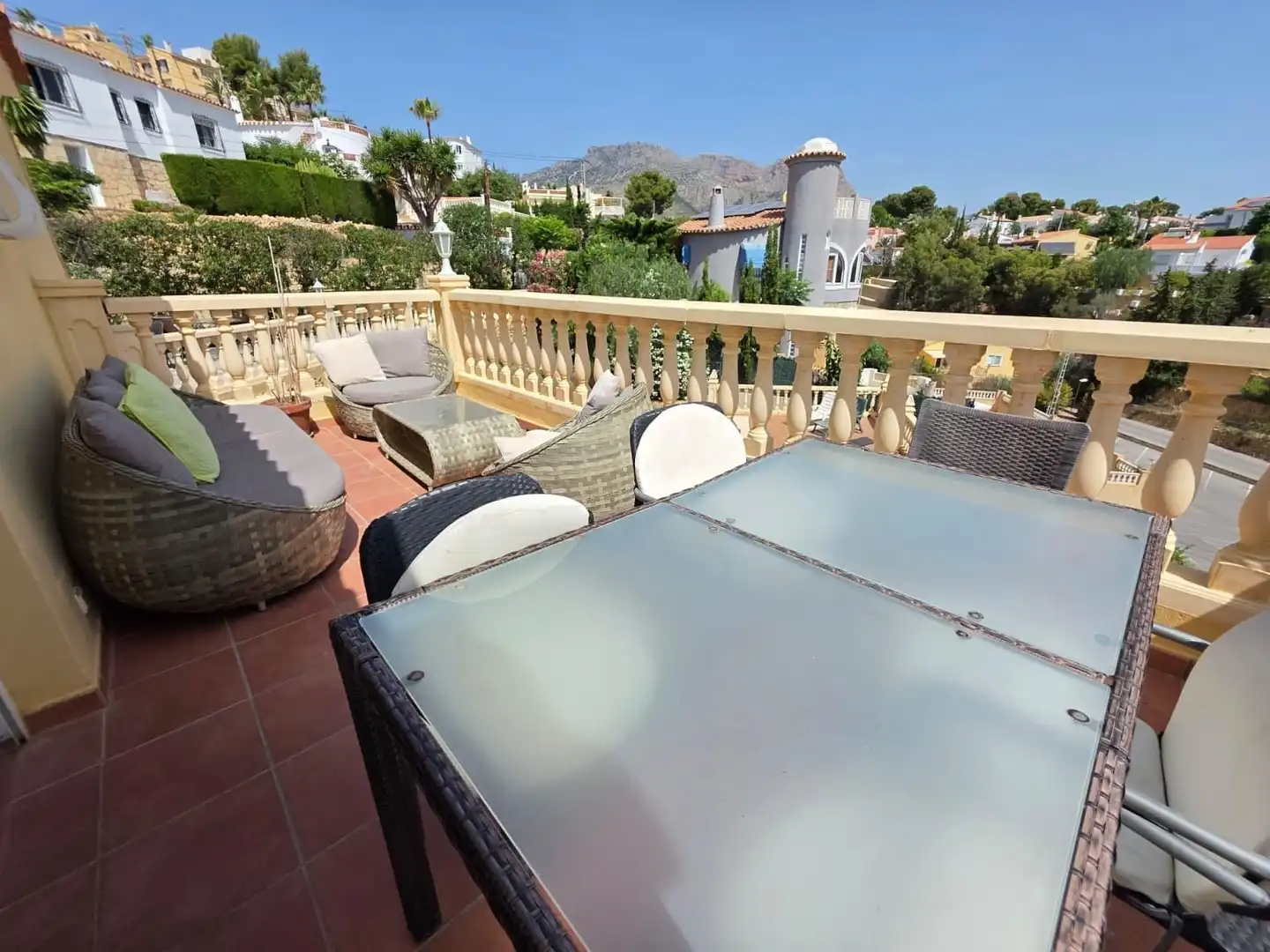 Terrassa de Casa o xalet en venda en La Nucia amb Aire condicionat, Calefacció i Terrassa