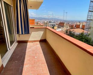 Balcony of Flat to rent in  Barcelona Capital  with Parquet flooring, Terrace and Furnished