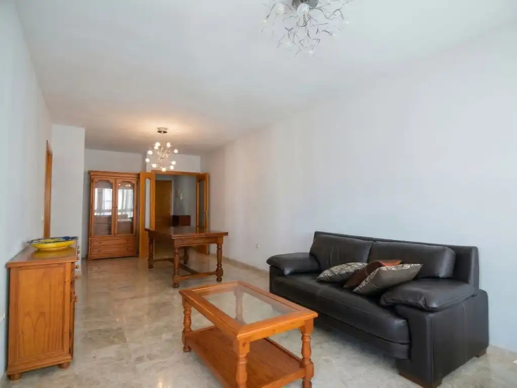 Living room of Flat for sale in Fuengirola  with Air Conditioner, Private garden and Terrace