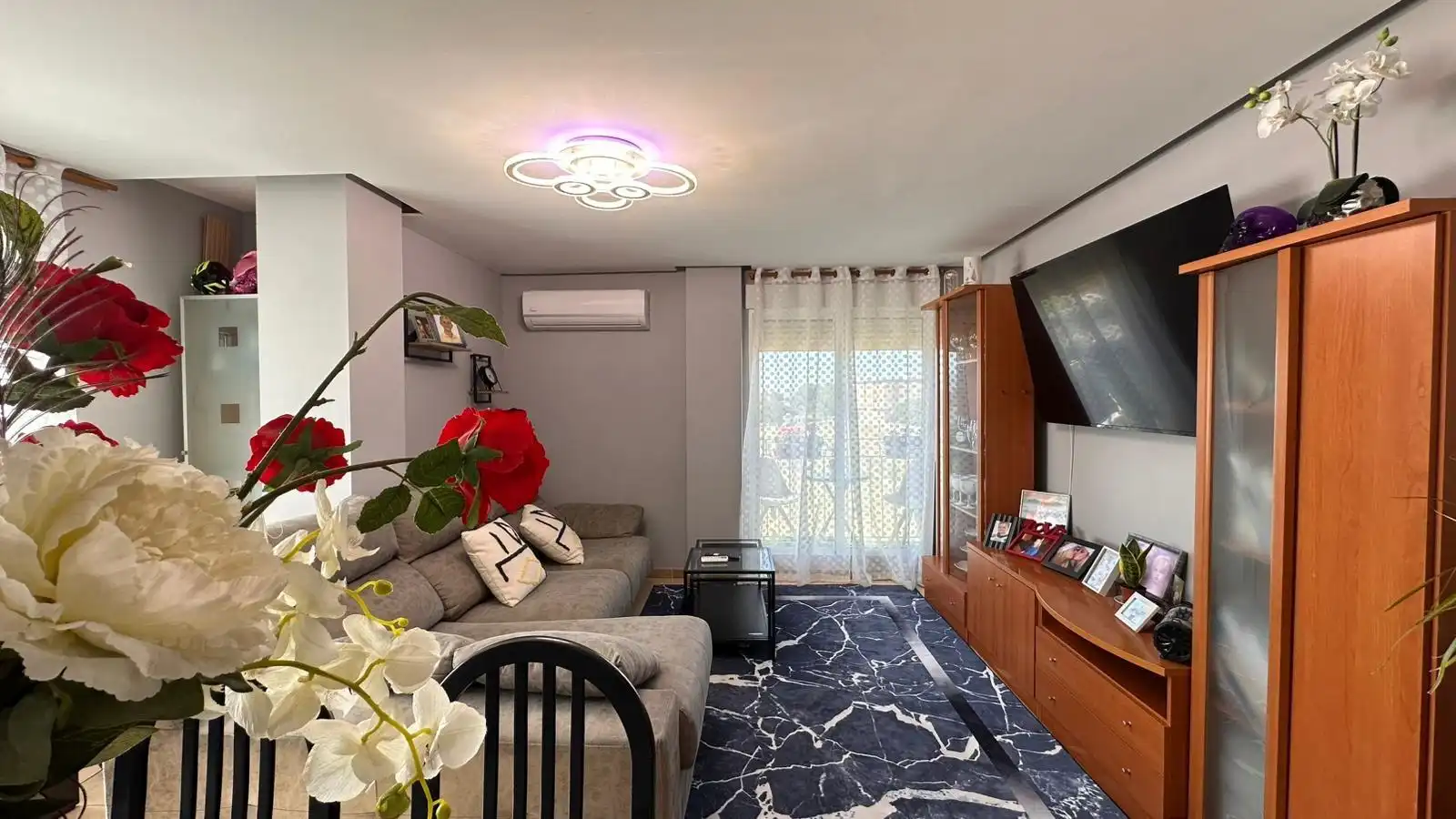 Sala de estar de Piso en venta en Massalavés con Aire acondicionado, Trastero y Amueblado