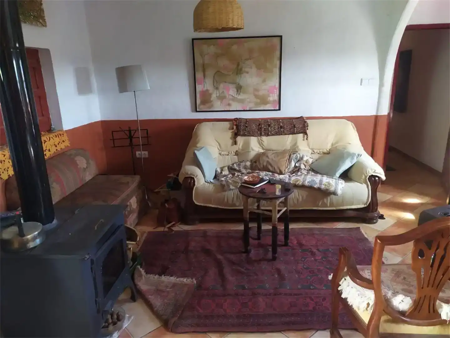Sala d'estar de Finca rústica en venda en La Taha amb Balcó