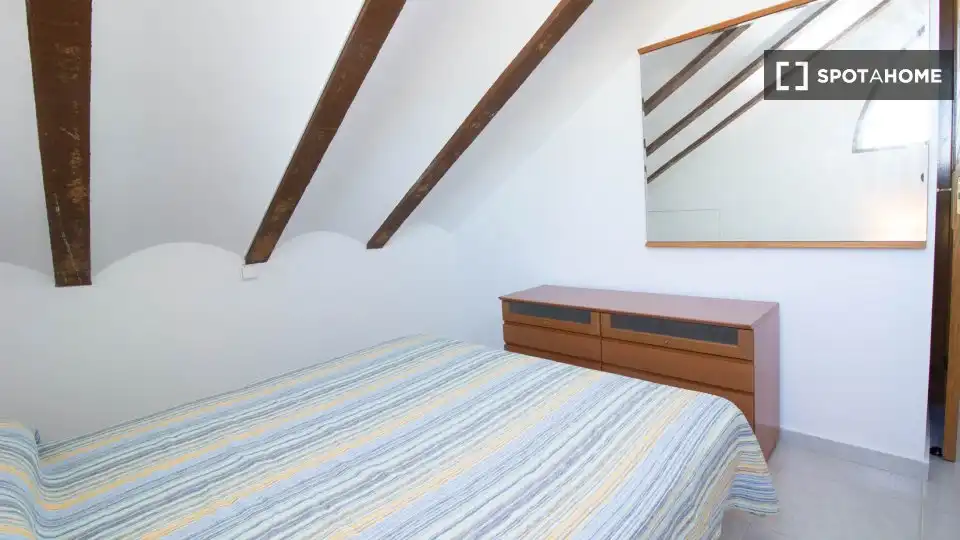 Bedroom of Flat for rent in Sueca  with Air Conditioner, Heating and Furnished