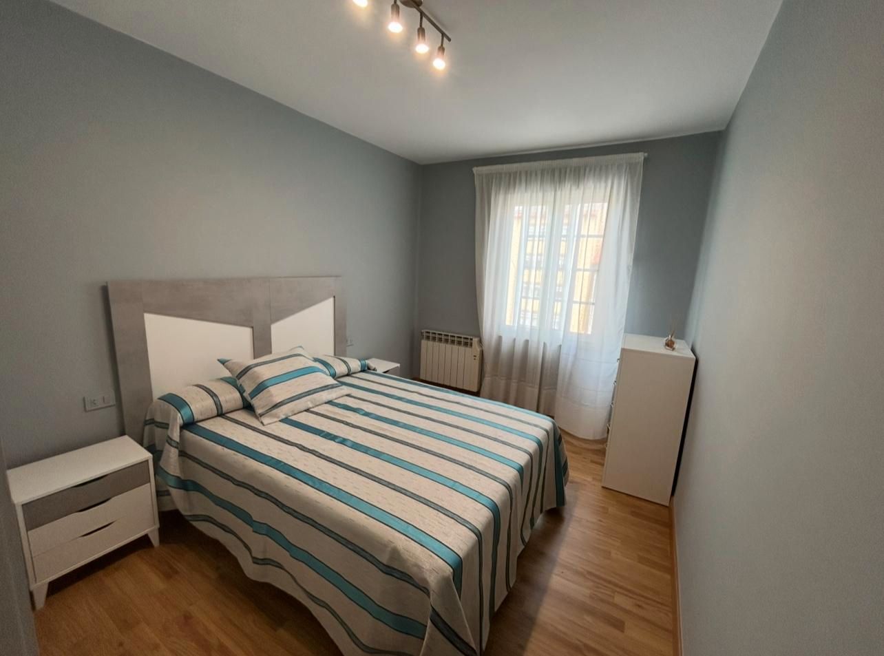 Bedroom of Flat for sale in Narón  with Heating, Parquet flooring and Furnished