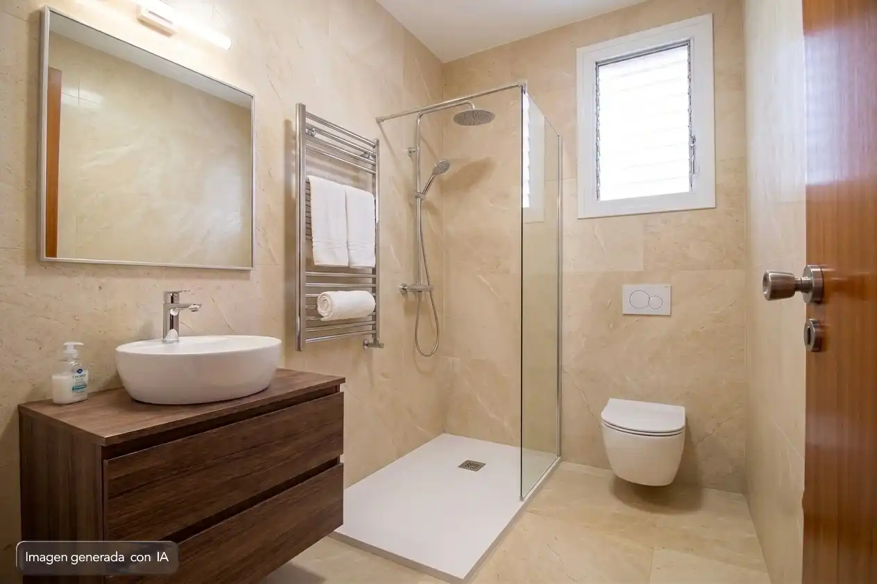 Bathroom of Apartments for sale in Torreblanca  with Terrace, Washing machine and Microwave