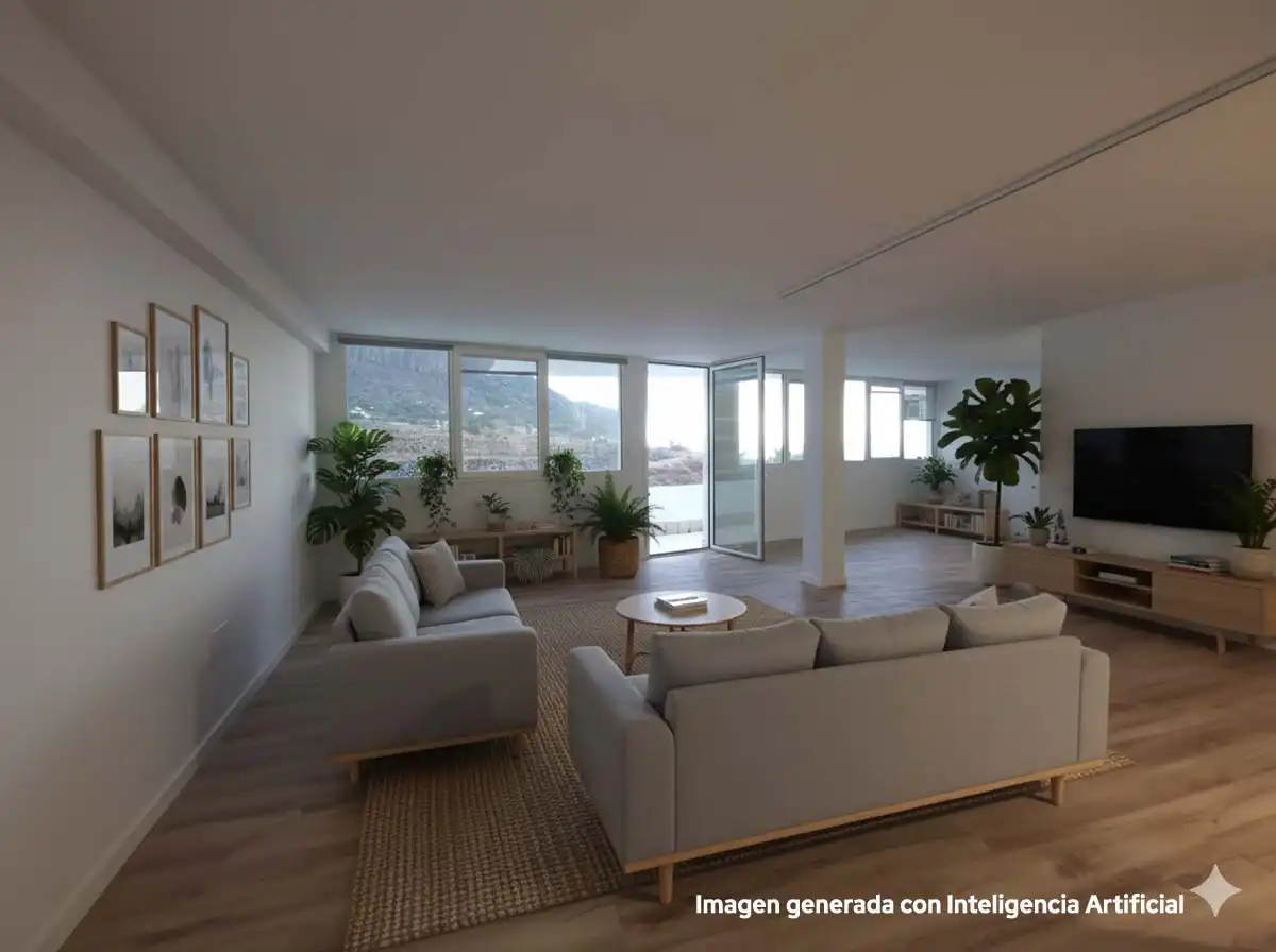 Sala de estar de Loft en venta en Los Realejos con Terraza