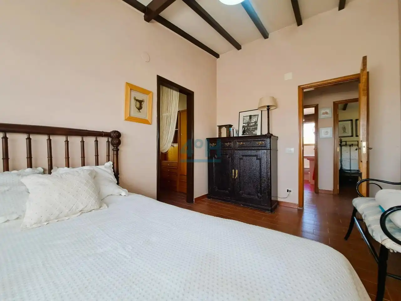 Dormitori de Casa o xalet en venda en San Cibrao das Viñas amb Calefacció, Jardí privat i Terrassa