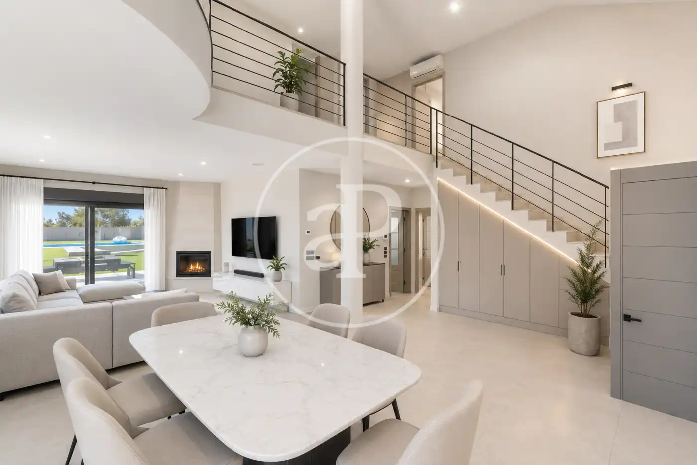 Sala de estar de Casa o chalet en venta en Sagunto / Sagunt con Aire acondicionado, Calefacción y Jardín privado