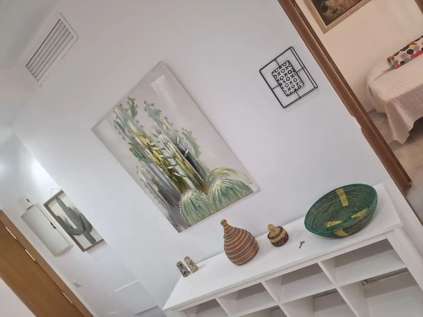 Wohnzimmer von Wohnung zur Miete in Málaga mit Möbliert