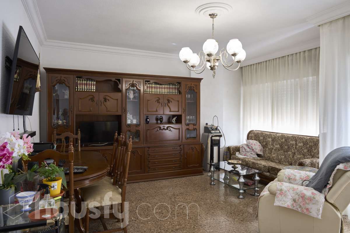 Living room of Flat for sale in Puertollano  with Heating, Furnished and Balcony
